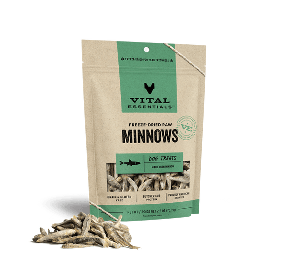 Vital Essentials Freeze-Dried Minnows Dog Treats