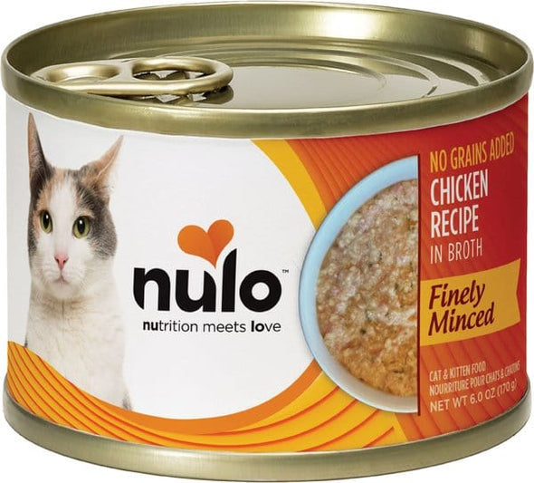 Nulo Finely Minced Chicken Recipe Canned Cat & Kitten Food