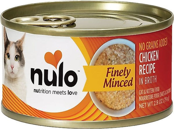 Nulo Finely Minced Chicken Recipe Canned Cat & Kitten Food