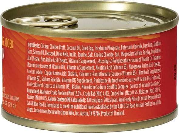 Nulo Finely Minced Chicken Recipe Canned Cat & Kitten Food