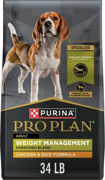 Purina Pro Plan Adult Shredded Blend Weight Management Chicken Rice