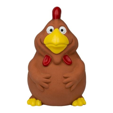 Territory Latex Squeaker Chicken Dog Toy