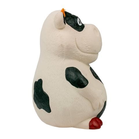 Territory Latex Squeaker Cow Dog Toy