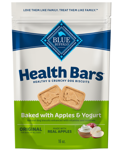 Blue Buffalo Health Bars Baked with Apples & Yogurt Dog Treats