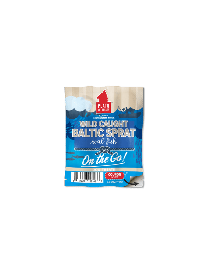 Plato On The Go Wild Caught Baltic Sprat Dog Treats