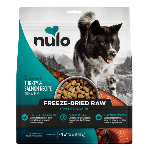 Nulo Freestyle Grain Free Salmon & Turkey with Strawberries Freeze-Dried Raw Dog Food