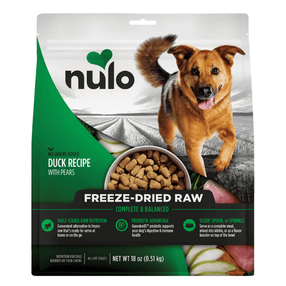 Nulo Freestyle Grain Free Duck Recipe with Pears Freeze-Dried Raw Dog Food