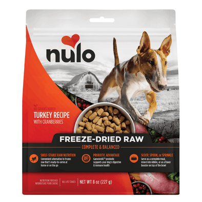 Nulo Freestyle Grain Free Turkey Recipe with Cranberries Freeze-Dried Raw Dog Food