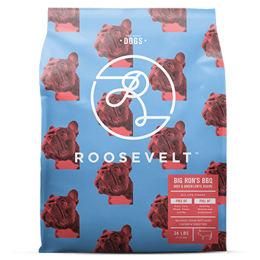 Roosevelt Big Ron's BBQ Beef & Green Lentil Grain Free Recipe Dry Dog Food
