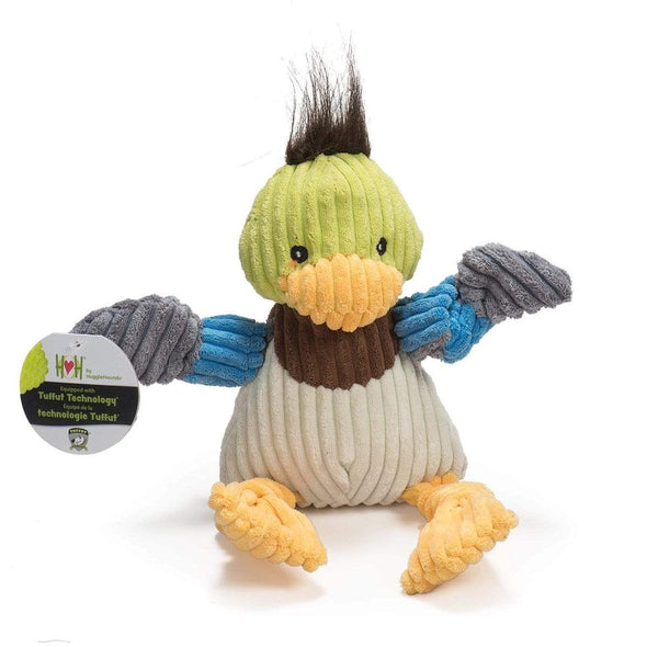 HuggleHounds Knottie Duck Toy for Dogs