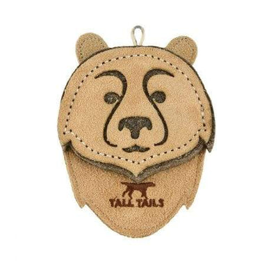 Tall Tails Leather Bear Toy for Dogs