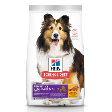 Hill's Science Diet Adult Sensitive Stomach & Skin Chicken & Barley Recipe Dry Dog Food