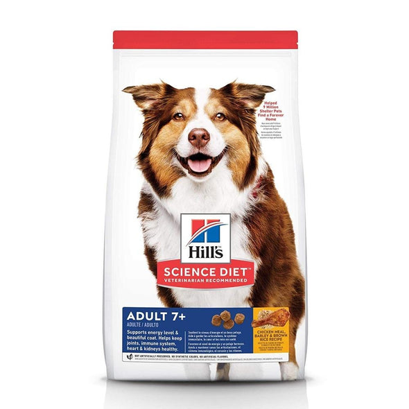 Hill's Science Diet Adult 7+ Chicken, Rice, and Barley Recipe Dry Dog Food