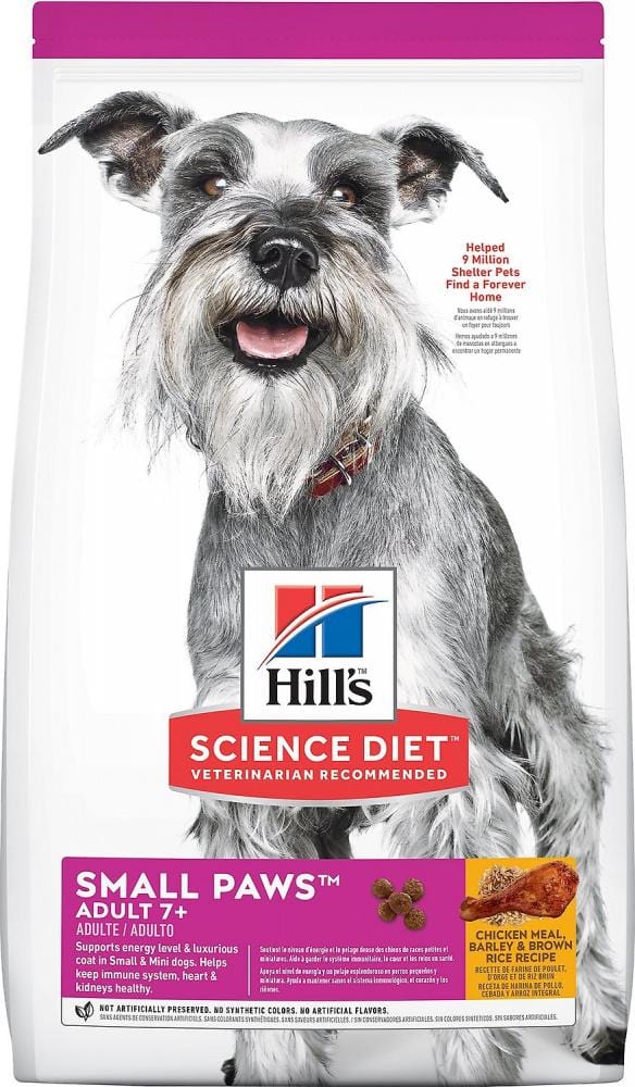 Hill's Science Diet Adult 7+ Small & Toy Breed Chicken Meal, Brown Rice, & Barley Recipe Dry Dog Food