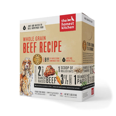 The Honest Kitchen Whole Grain Beef Recipe Dehydrated Dog Food