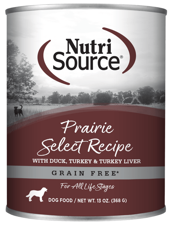 NutriSource Grain Free Prairie Select Canned Dog Food