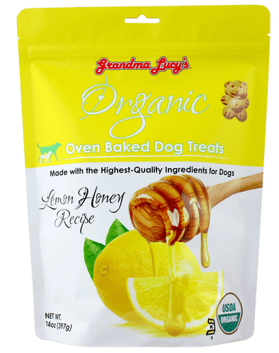 Grandma Lucy's Organic Lemon Honey Oven Baked Dog Treats