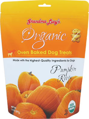 Grandma Lucy's Organic Oven Baked Pumpkin Flavor Dog Treats