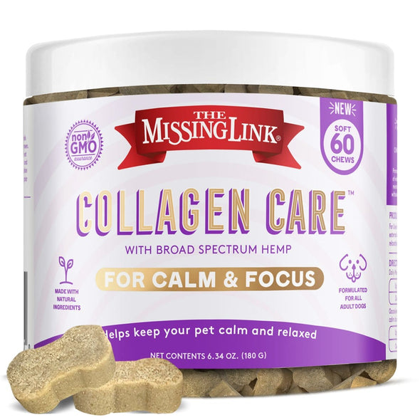 The Missing Link Collagen Care Calm & Focus Soft Chews for Dogs