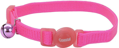 Coastal Pet Products Snag Proof Breakaway Cat Collar Neon Pink
