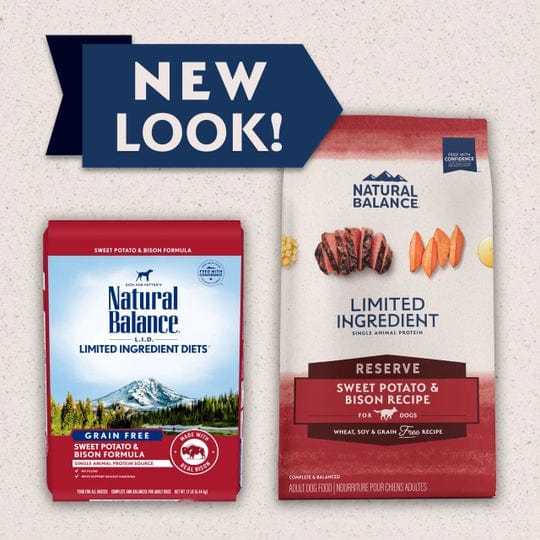 Natural Balance Limited Ingredient Reserve Grain-Free Sweet Potato and Bison Recipe Dry Dog Food