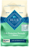 Blue Buffalo Life Protection Natural Lamb & Oatmeal Recipe Puppy Dry Dog Food