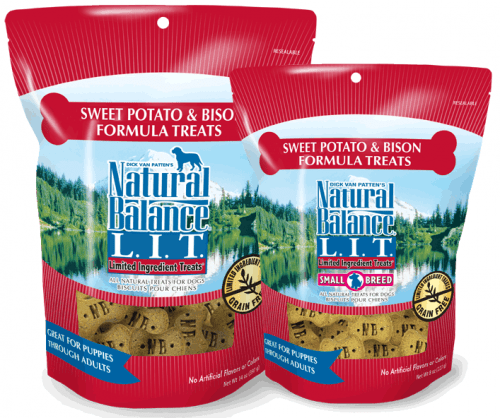 Natural Balance L.I.T. Limited Ingredient Treats Sweet Potato and Biso