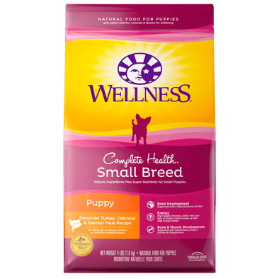 Wellness complete health natural grain free sales dry dog food puppy chicken & salmon