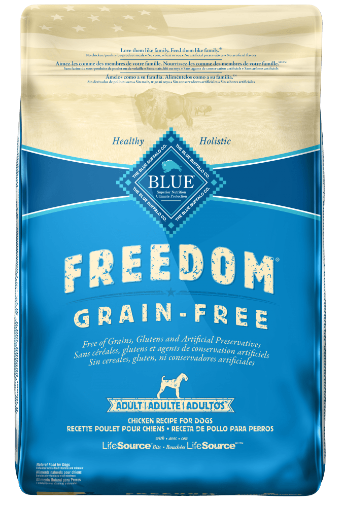 Blue buffalo freedom grain free chicken recipe small breed adult dog clearance food