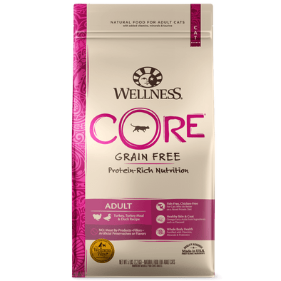 Wellness CORE Grain Free Natural Turkey Turkey Meal and Duck Dry Cat