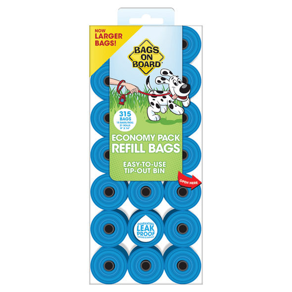Bags on Board Waste Bags Refill Pantry Pack