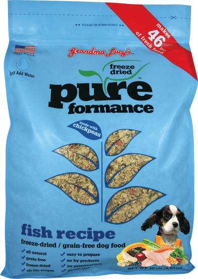 Grandma Lucy s Pureformance Fish Recipe Freeze Dried Grain Free Dog Fo