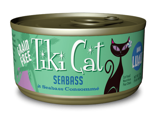 Tiki Cat Oahu Luau Grain Free Seabass Canned Cat Food