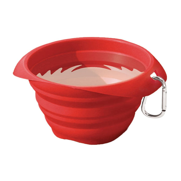 Kurgo Collaps-A-Bowl Red for Dogs/Cats