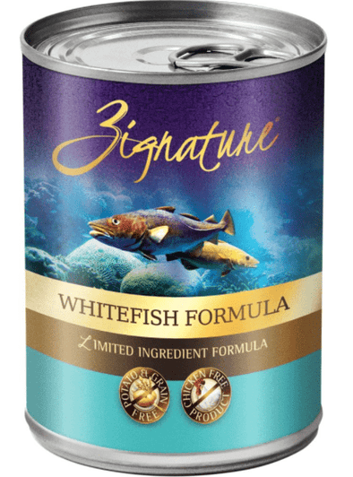 Zignature Limited Ingredient Diet Grain Free Whitefish Recipe Single Canned Dog Food