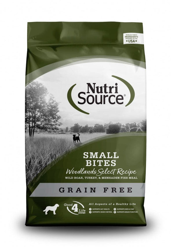 NutriSource Grain-Free Woodlands Select Small Bites Dry Dog Food