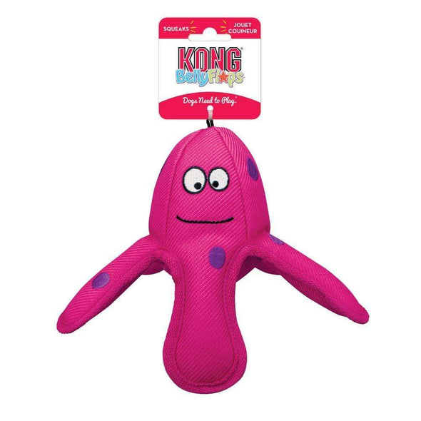 KONG Belly Flops Floating Octopus Dog Toy