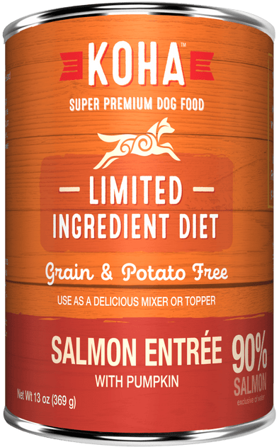 KOHA Grain & Potato Free Limited Ingredient Diet Salmon Entree with Pumpkin Canned Dog Food