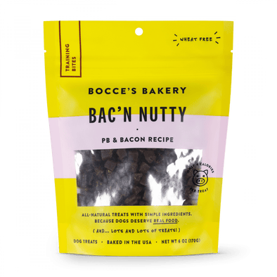 Bocce's Bakery Every Day Bac'n Nutty Training Bites Dog Treats