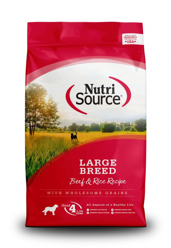 NutriSource Large Breed Beef & Rice Recipe Dry Dog Food
