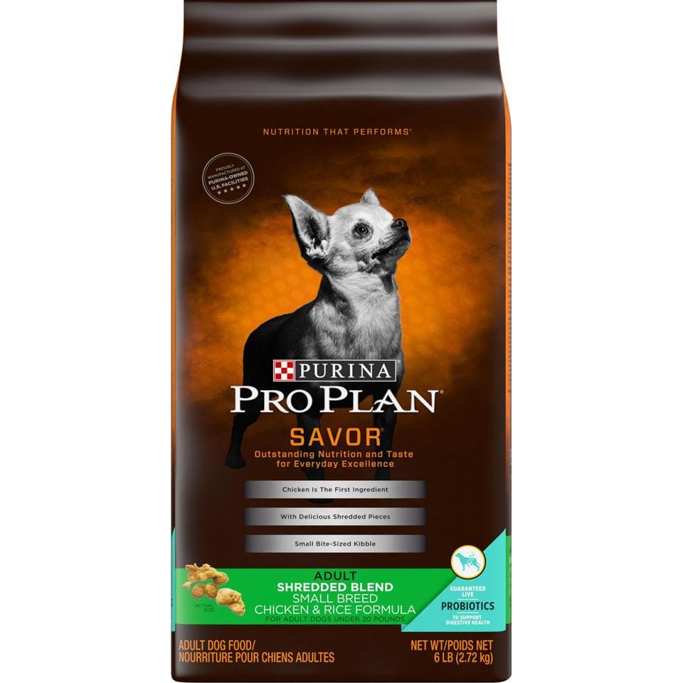 Purina Pro Plan Savor Adult Shredded Blend Small Breed Chicken Rice