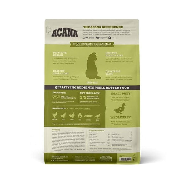 ACANA Grassland Freeze Dried Coated Grain Free Dry Cat Food