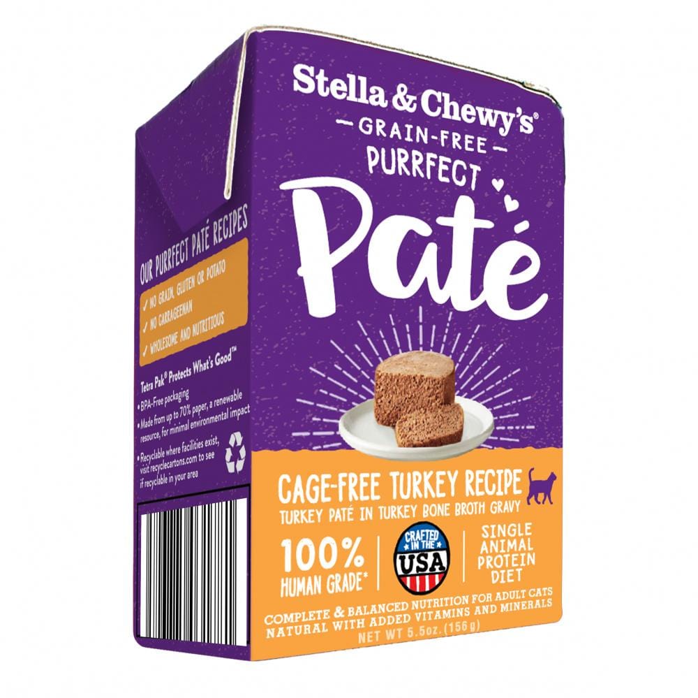 Stella Chewy s Purrfect Pate Cage Free Turkey Recipe Wet Cat Food