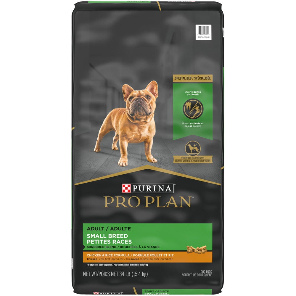 Purina Pro Plan Small Breed Shredded Blend Chicken Rice Formula With