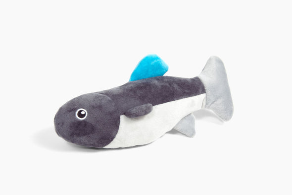 Attachment Theory Plush Fish with Squeaker Toy for Dogs