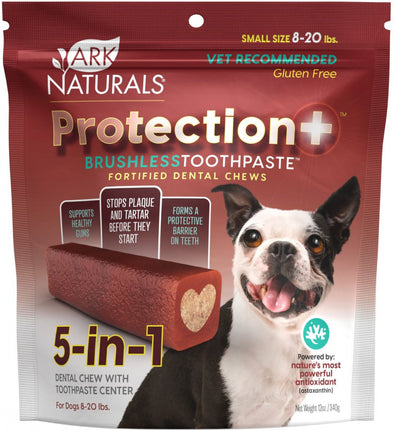 Ark Naturals Protection  Brushless Toothpaste Dental Chews for Small Breed Dogs