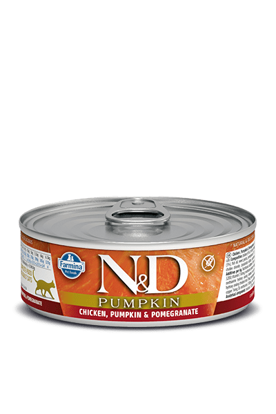 Farmina Pet Foods N&D ChickenPumpkin & Pomegranate Adult Cat Recipe