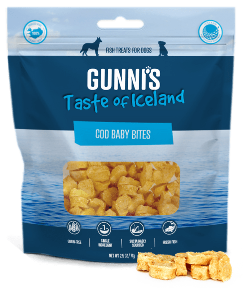 Gunni's Cod Baby Bites Treats for Dogs
