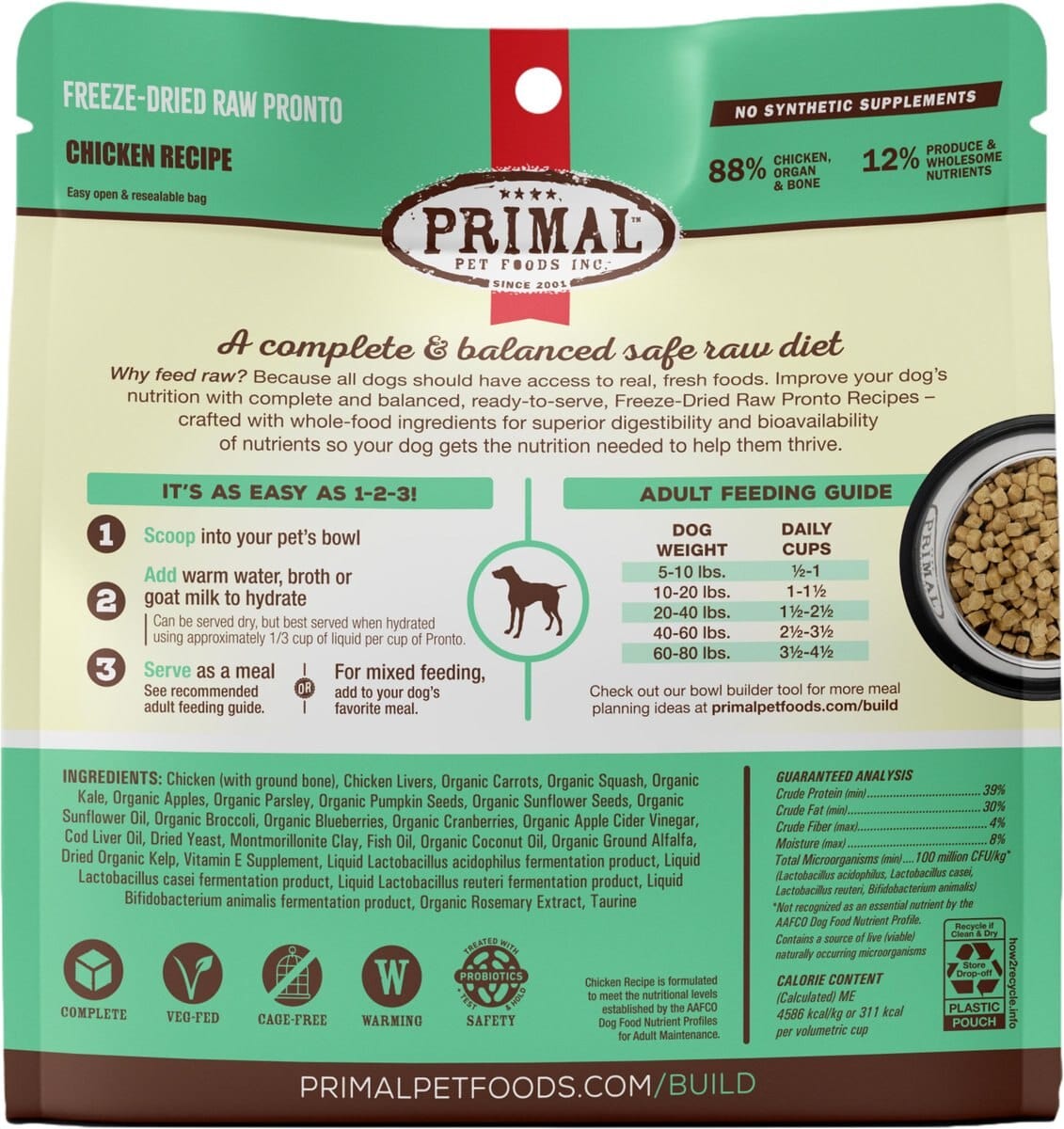 Primal Pet Foods PRIMAL Frozen Raw Goat Milk
