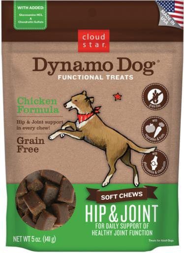 Cloud Star Dynamo Dog Hip & Joint Soft Chews Chicken Formula